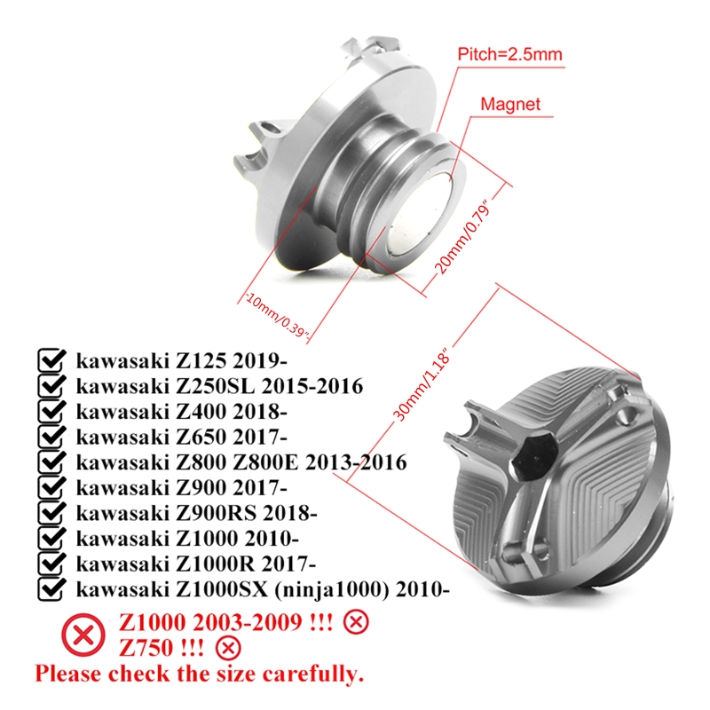 2026 For Kawasaki Z900 RS Z650 - Motorcycle Oil Filter 评论和价格